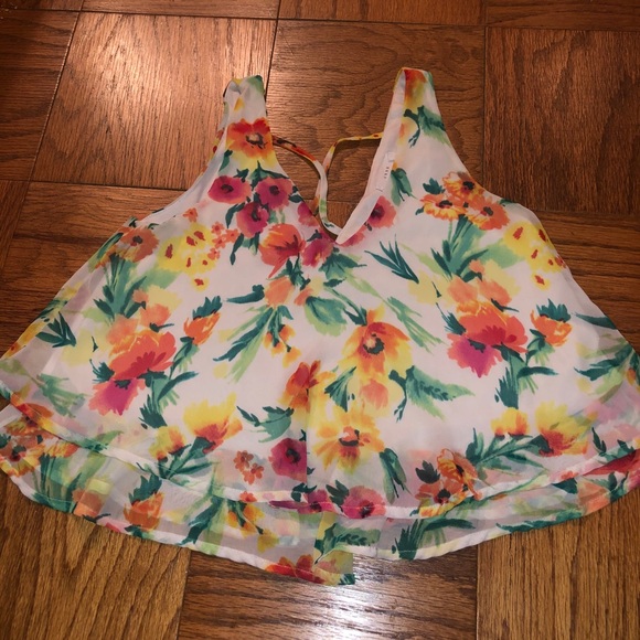 Lush Tops - Lush Floral Crop Top
